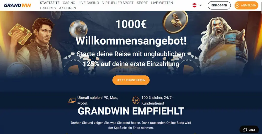 grandwin casino test