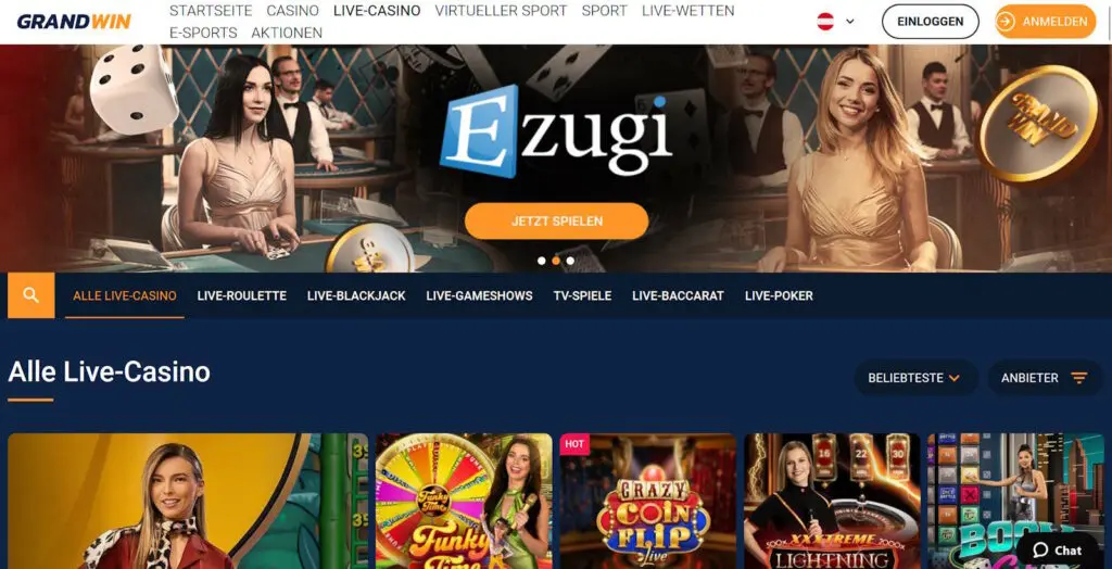 grandwin live casino