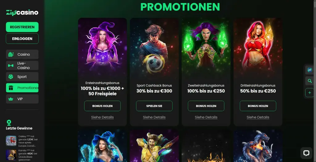 ZipCasino promo