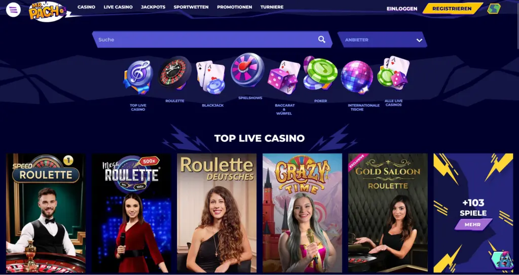 mrpacho live casino
