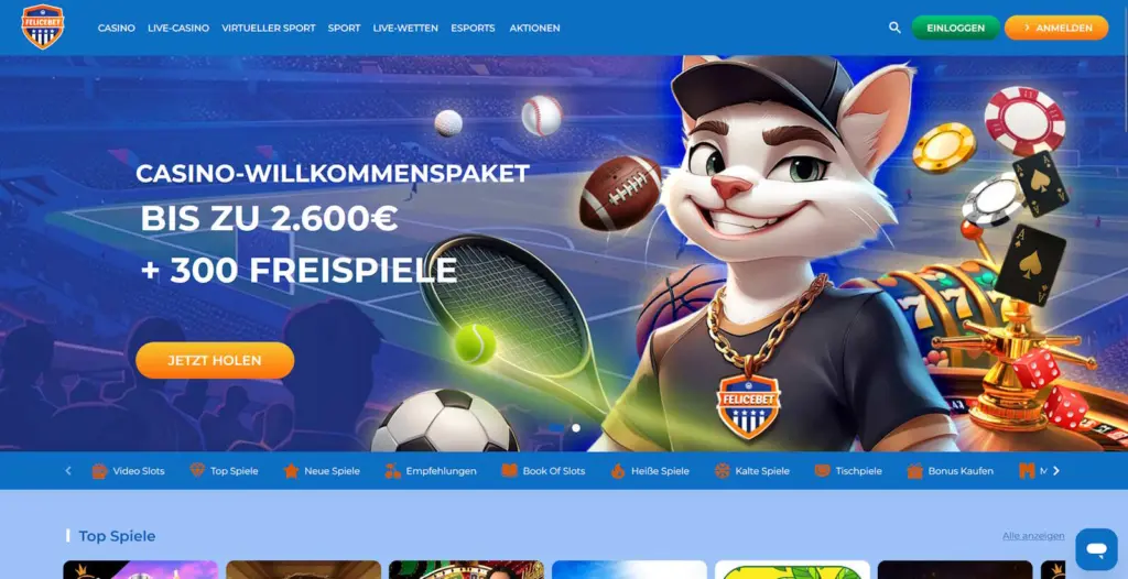 FeliceBet Startseite