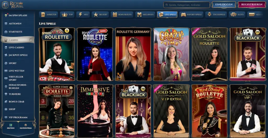 RichRoyal Live Casino