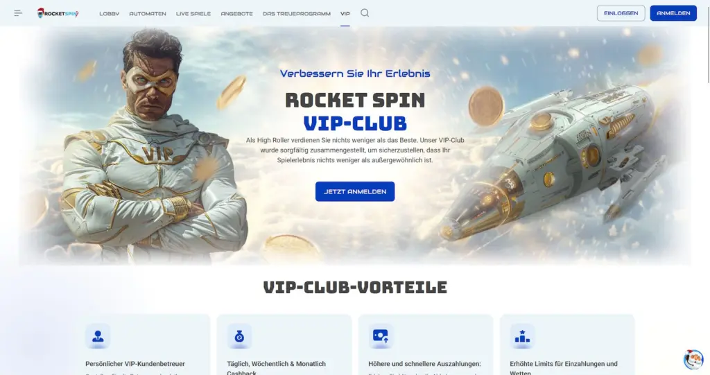 Rocketspin VIP Club