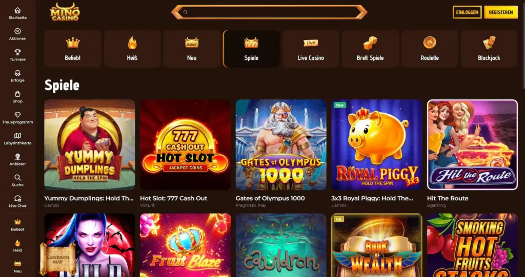 MinoCasino Slots