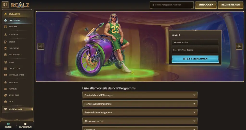 Realz 11 Realz VIP Programm