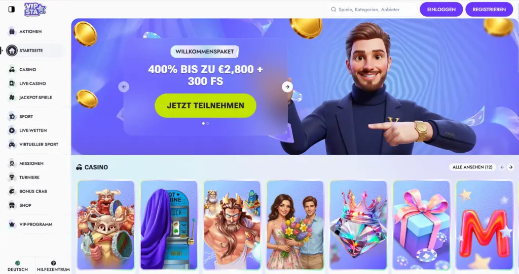 Vipsta 12 Vipsta Casino Startseite