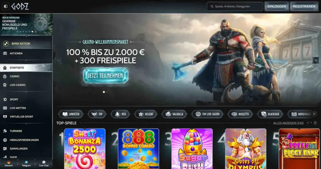 Godz 12 Godz Casino Startseite