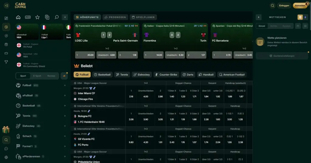CashLounge 9 CashLounge Sportwetten