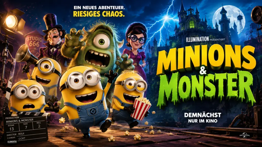 Minions & Monster: Alles zum neuen Abenteuer der gelben Kultfiguren 1 Minions & Monster, Kinderfilm für die ganze Familie, Monsterkinderfilm