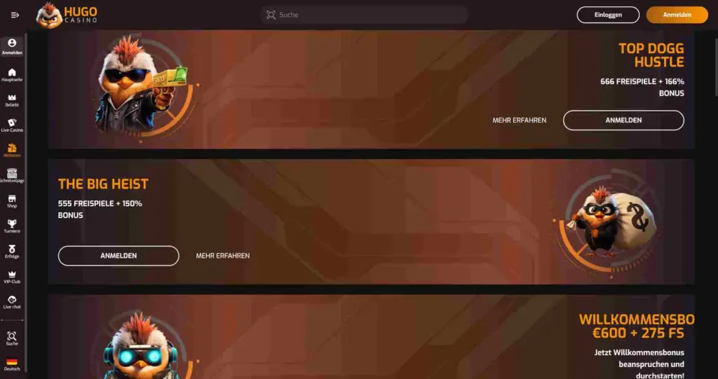 Hugo Casino 8 Hugo Casino Bonus