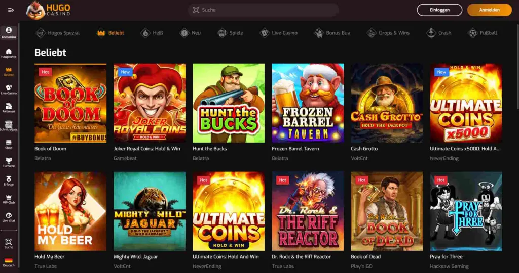 Hugo Casino 4 Hugo Casino Spielautomaten